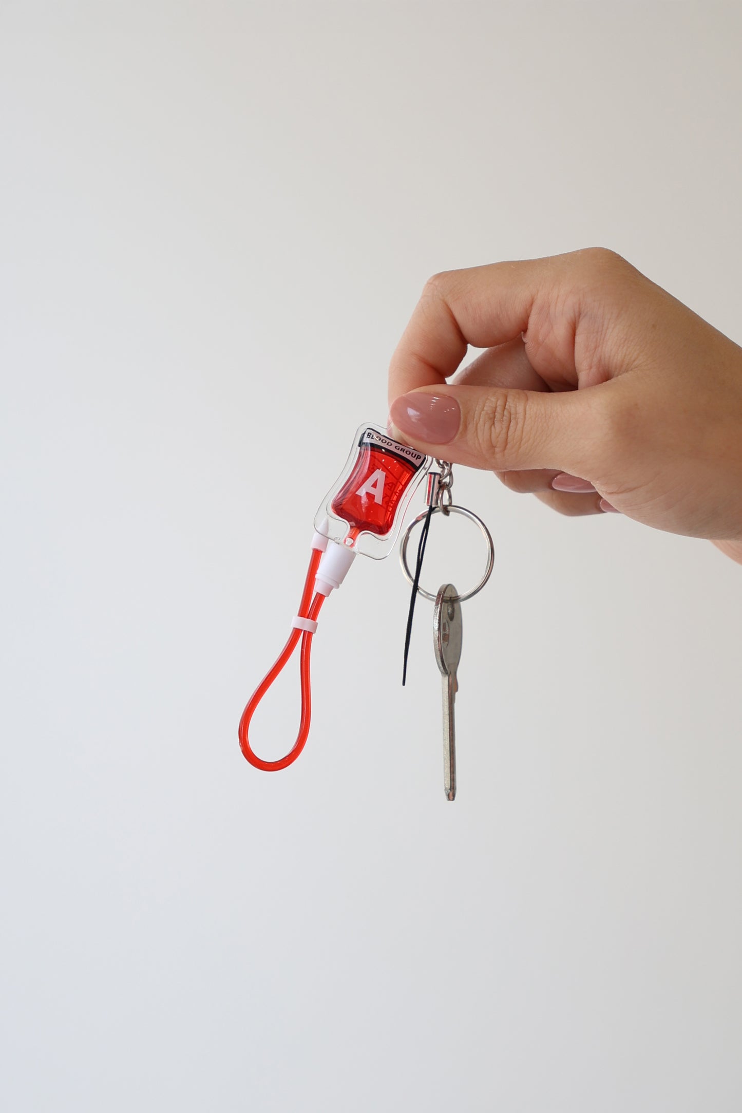 Blood Transfusion Bag Key Chain