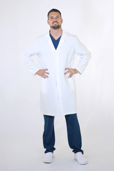 Adel Male Snap Button Lab Coat