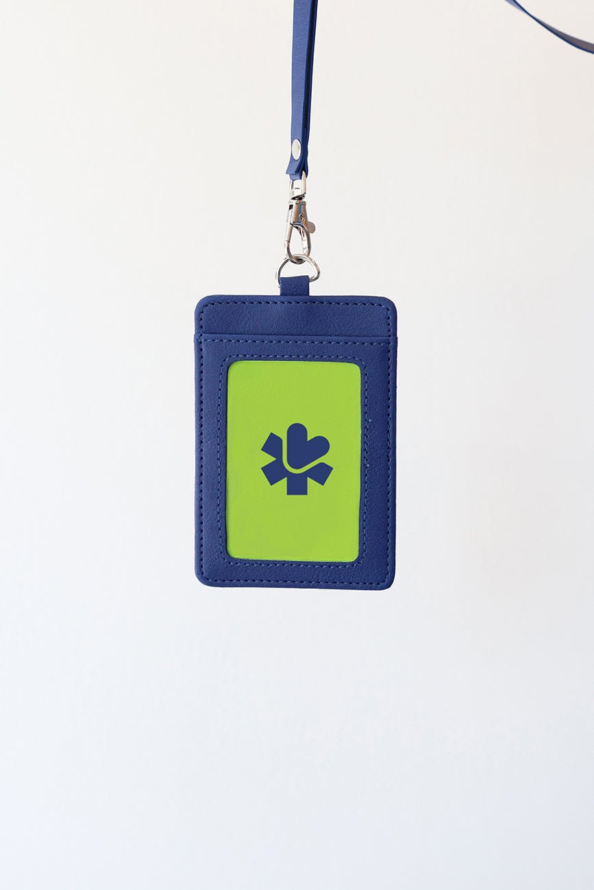 Leather ID Wallet Lanyard