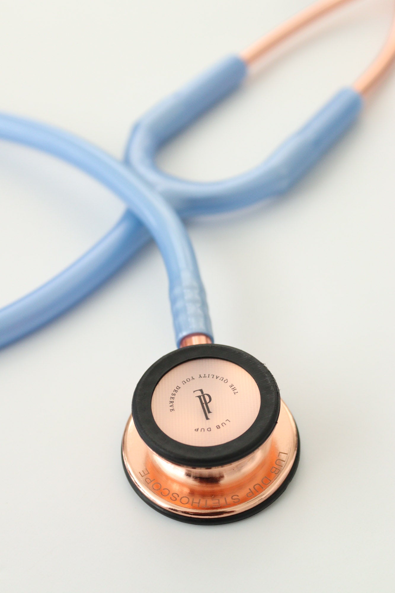 Lub Dup Adult Stethoscope - Ceil Blue-Rose Gold Edition