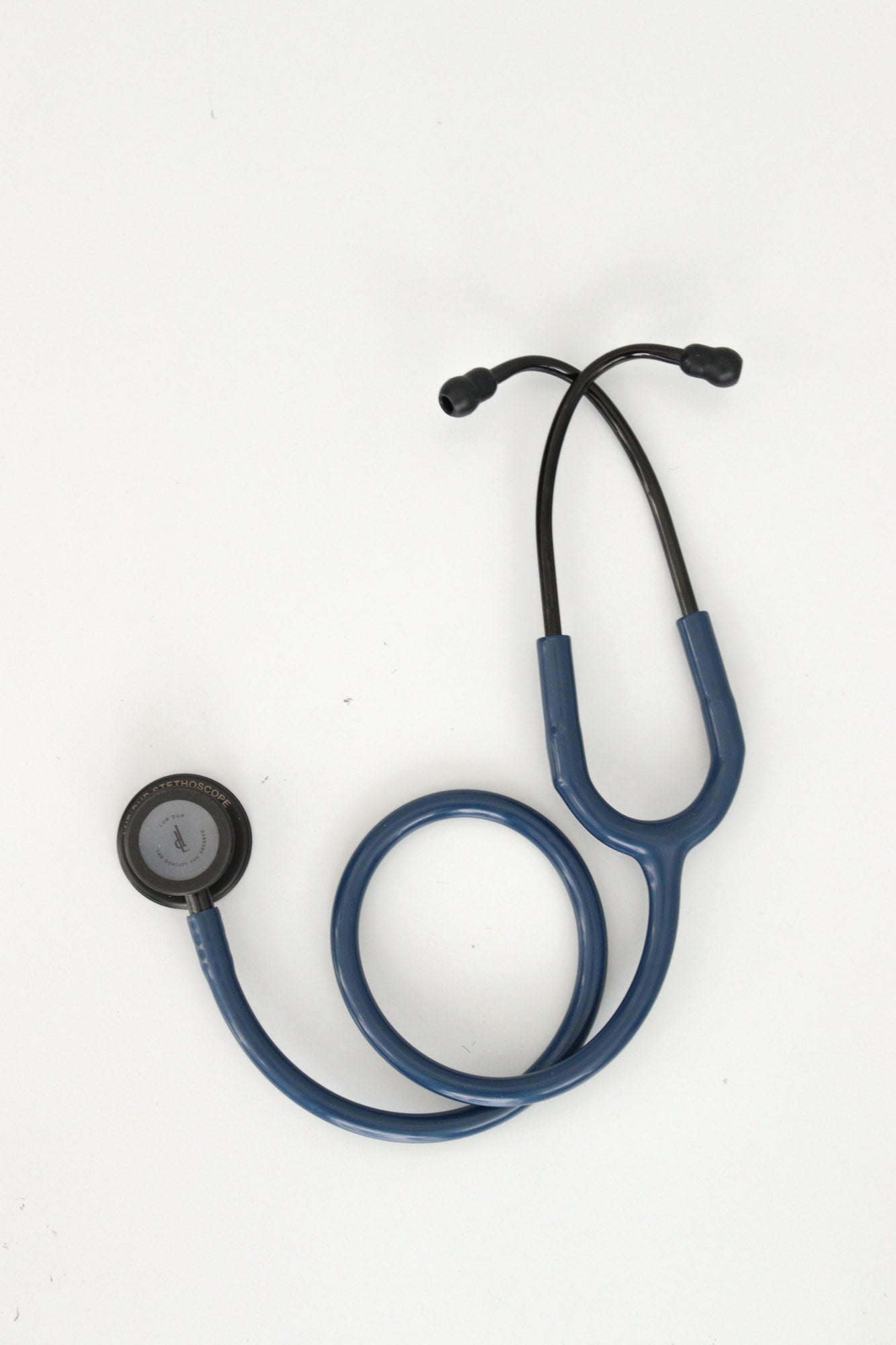 Lub Dup Adult Stethoscope - Navy-Black Edition