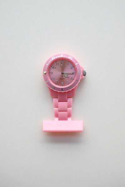 Nurse Quartz Fob Watch - Pink edition