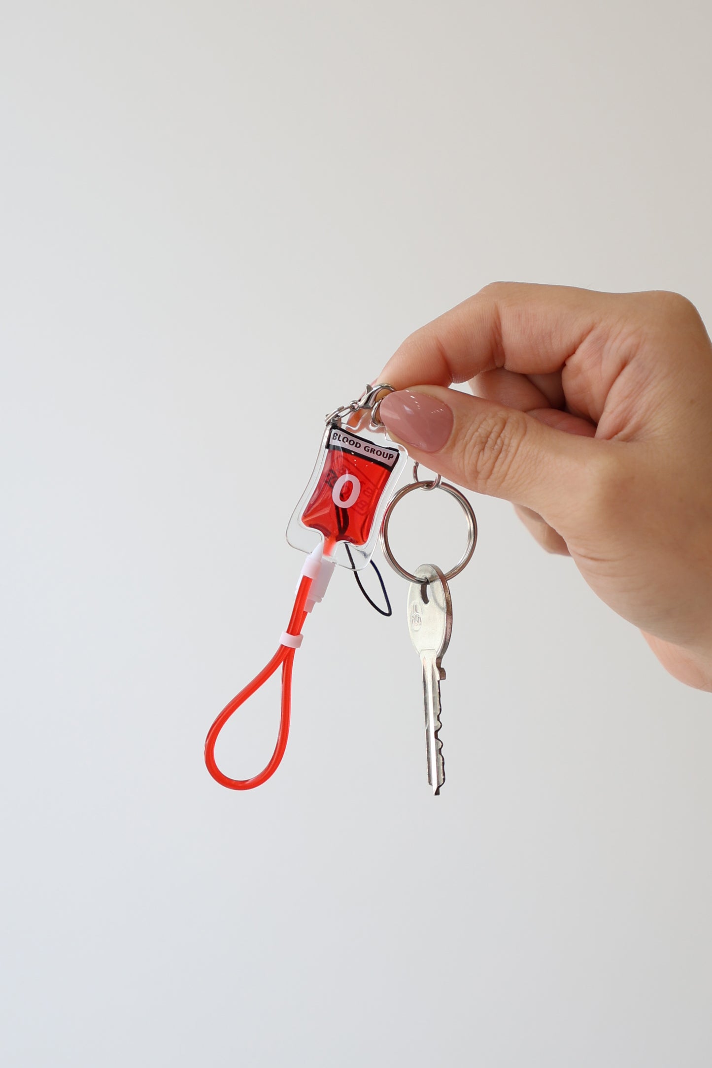 Blood Transfusion Bag Key Chain