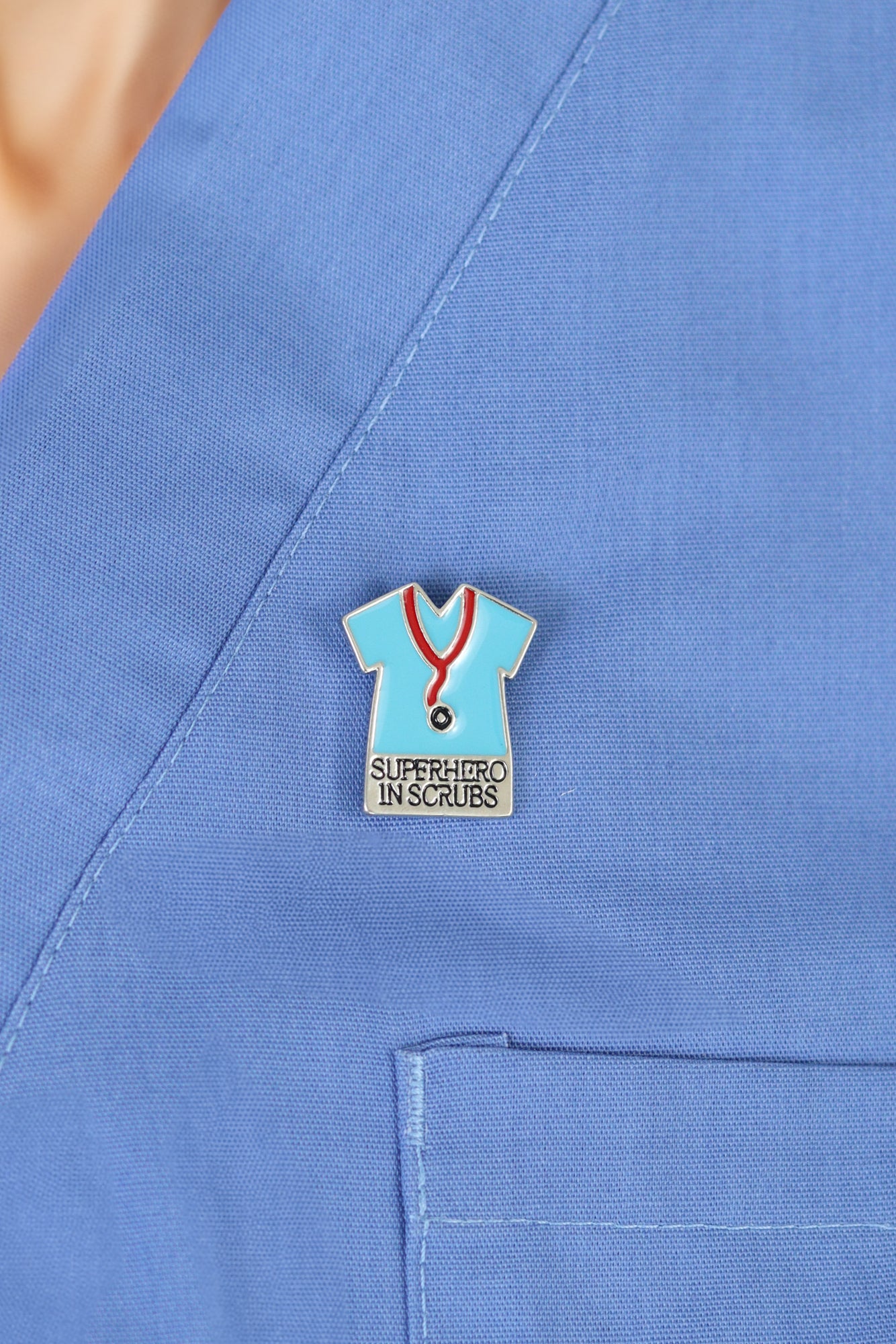 Super Hero In Scrubs Pin