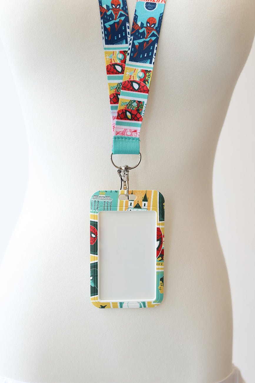 Spiderman Lanyard ID Badge Holder