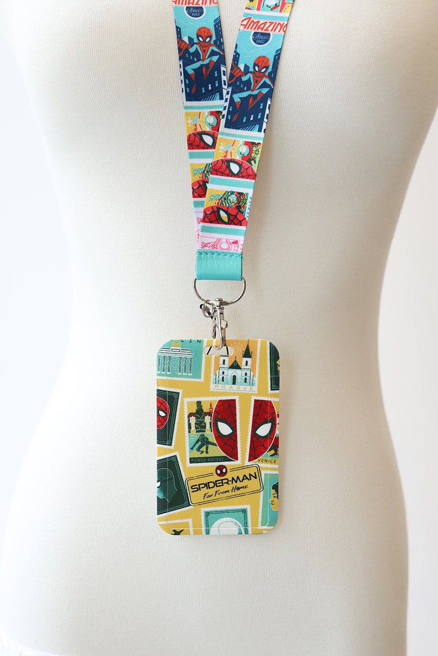 Spiderman Lanyard ID Badge Holder