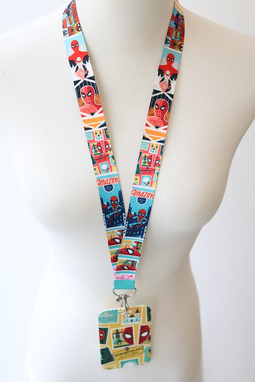 Spiderman Lanyard ID Badge Holder