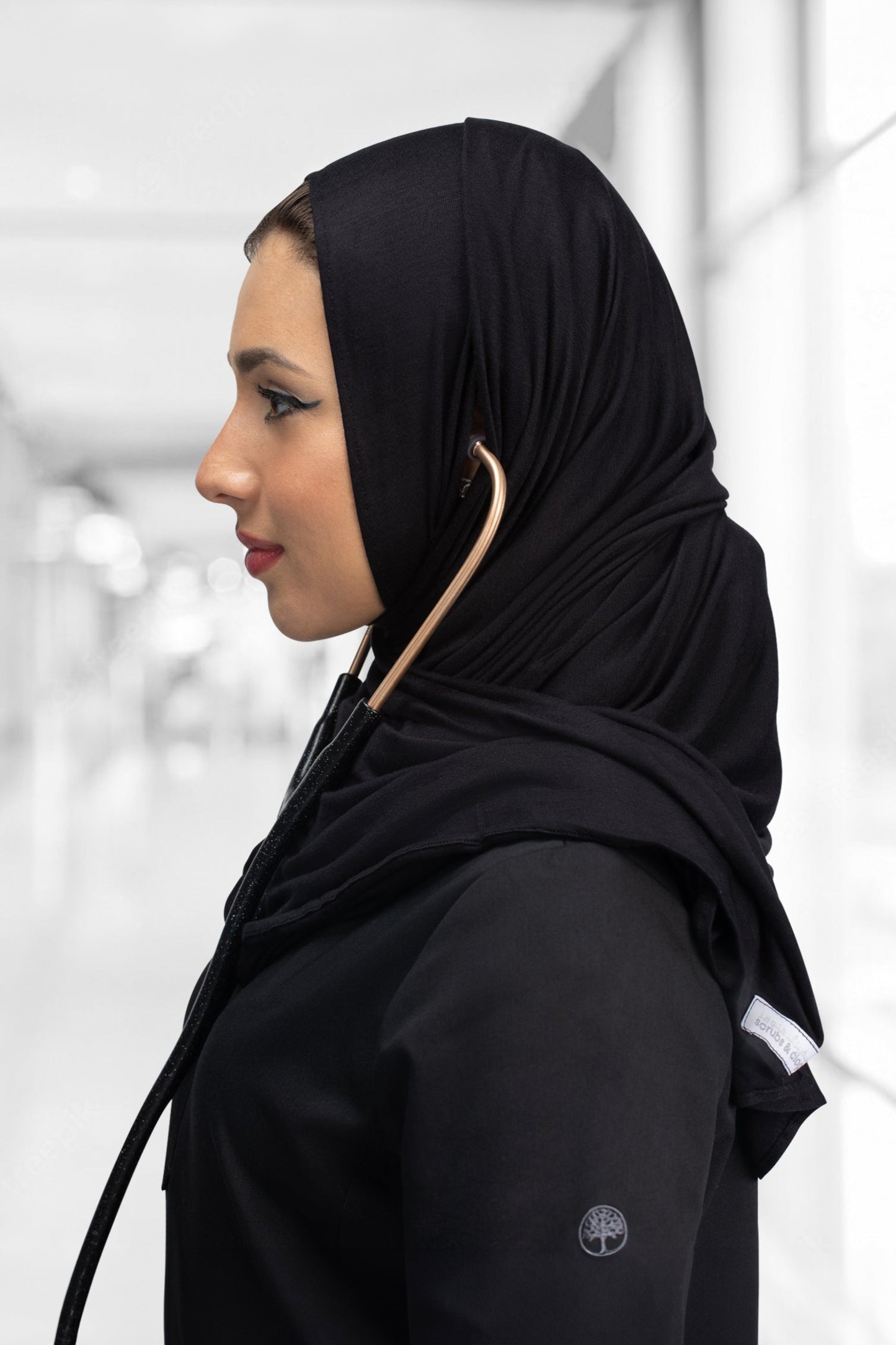 Women's Stethoscope Friendly Hijab