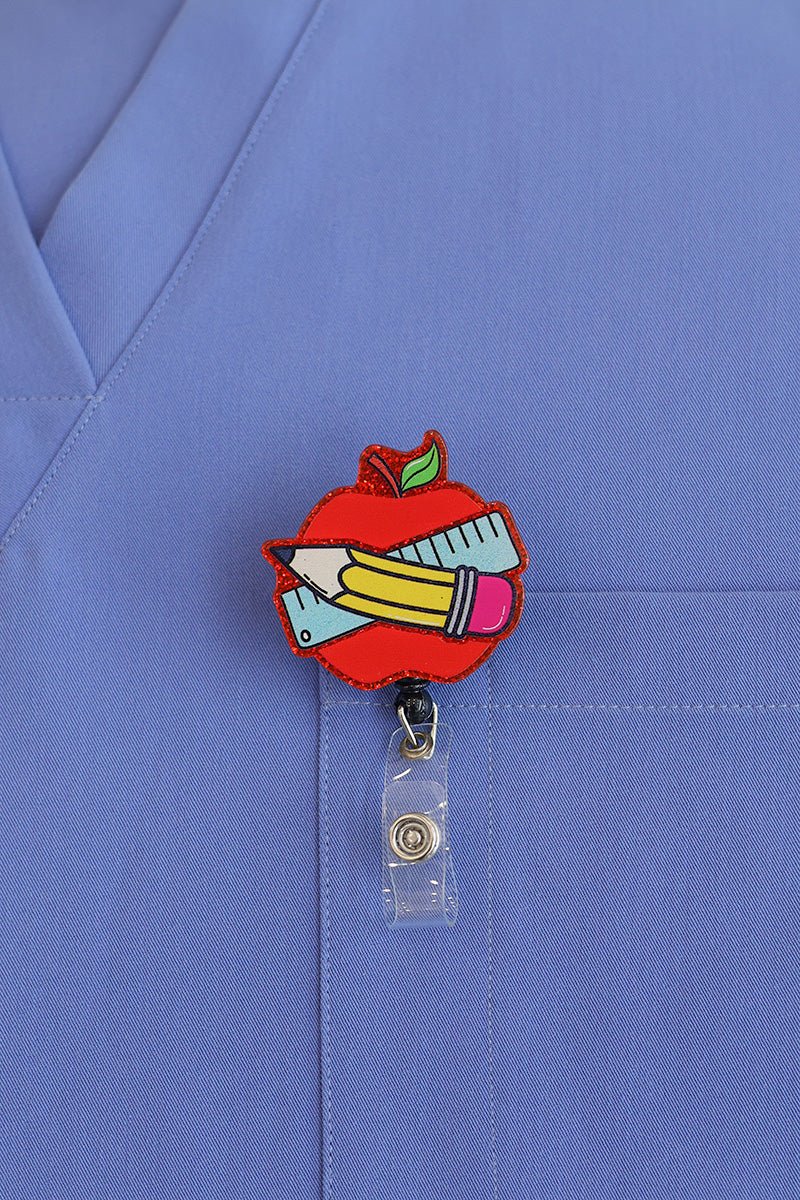 Teacher Apple Pencil Scale ID Badge