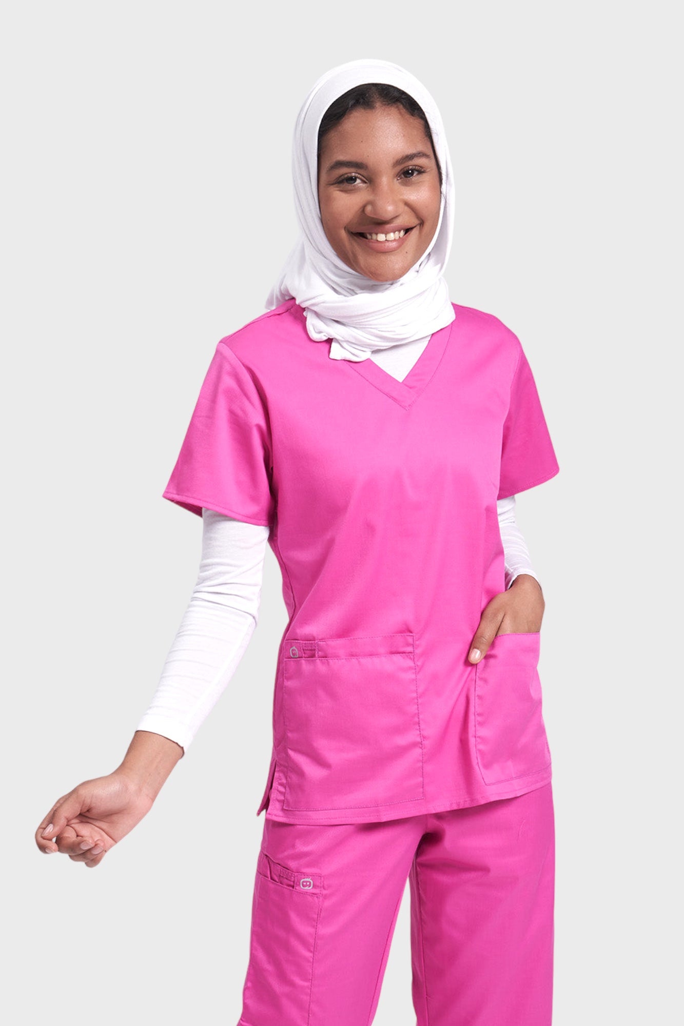توب نسائي بفتحة رقبة على شكل V 101