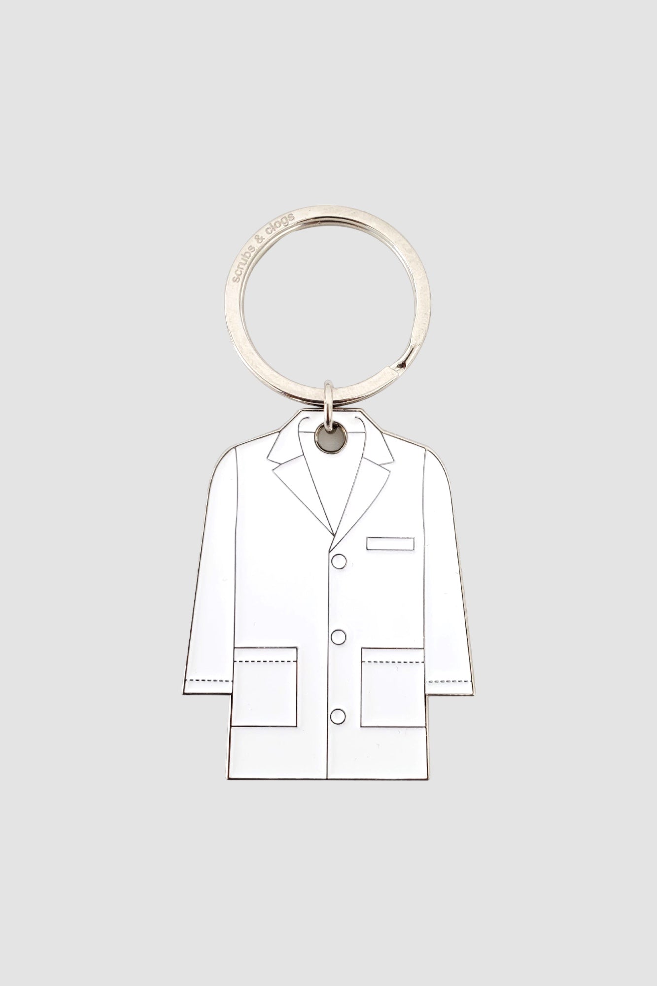 Lab coat Key Ring