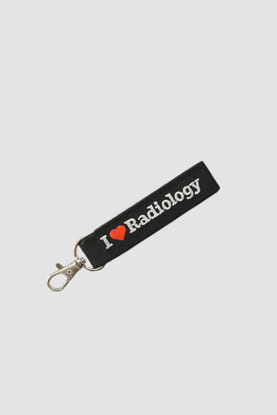 I Love Radiology Key Chain