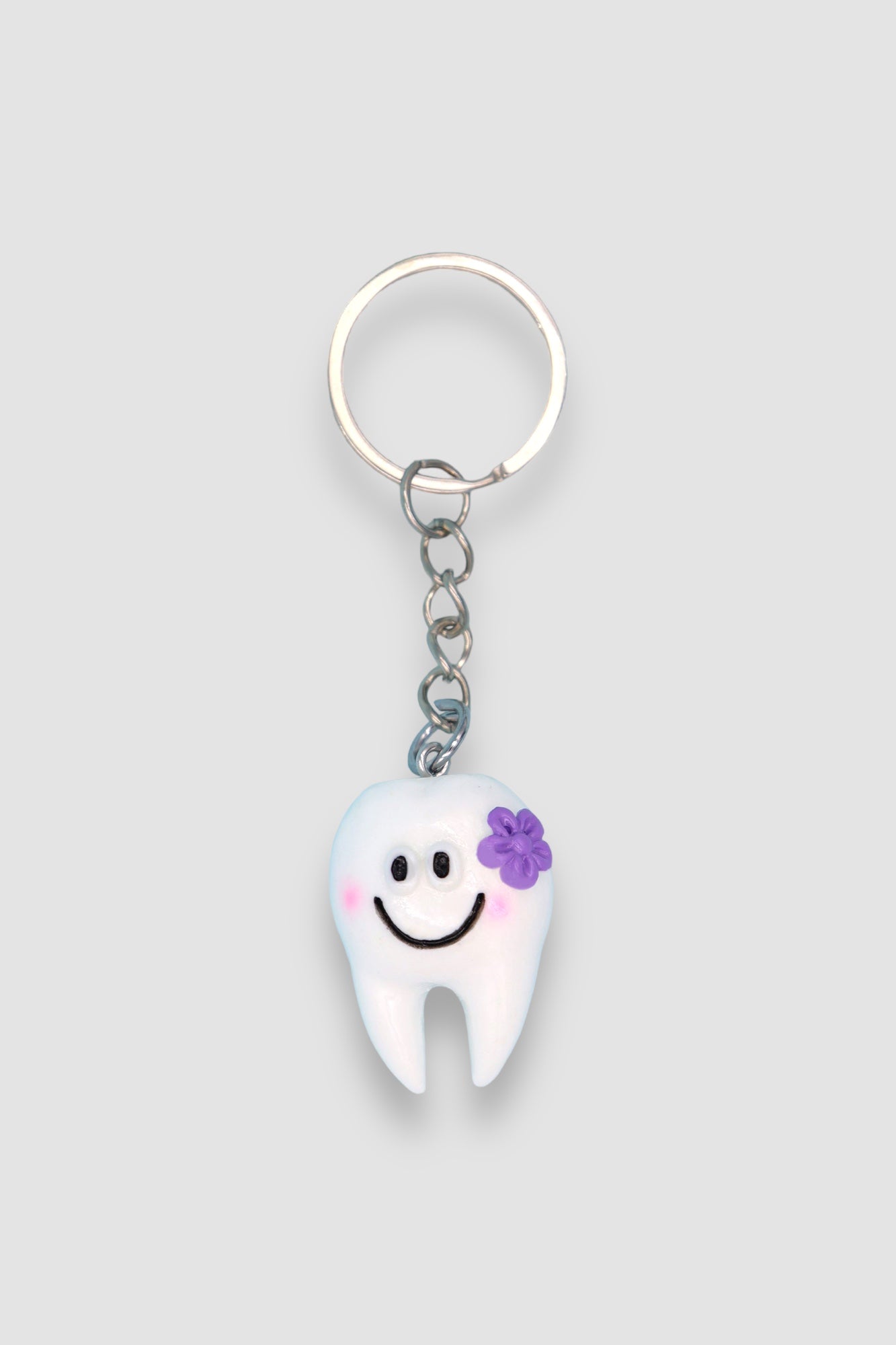 Flower Tooth Key ring