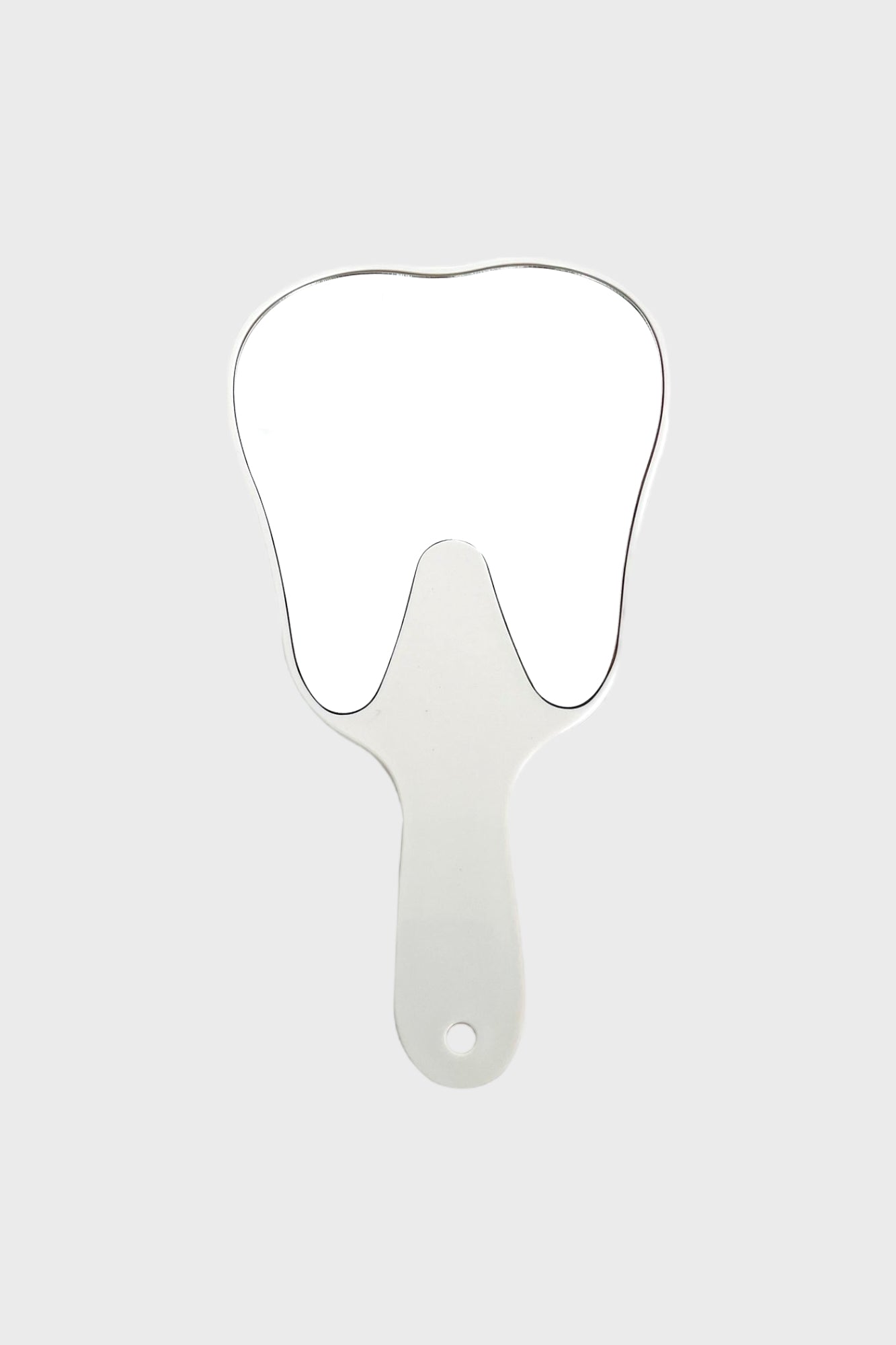 Tooth shaped mirror in different colors