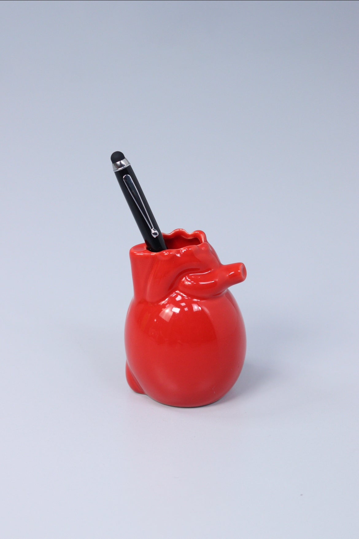 Ceramic Heart Pen Holder