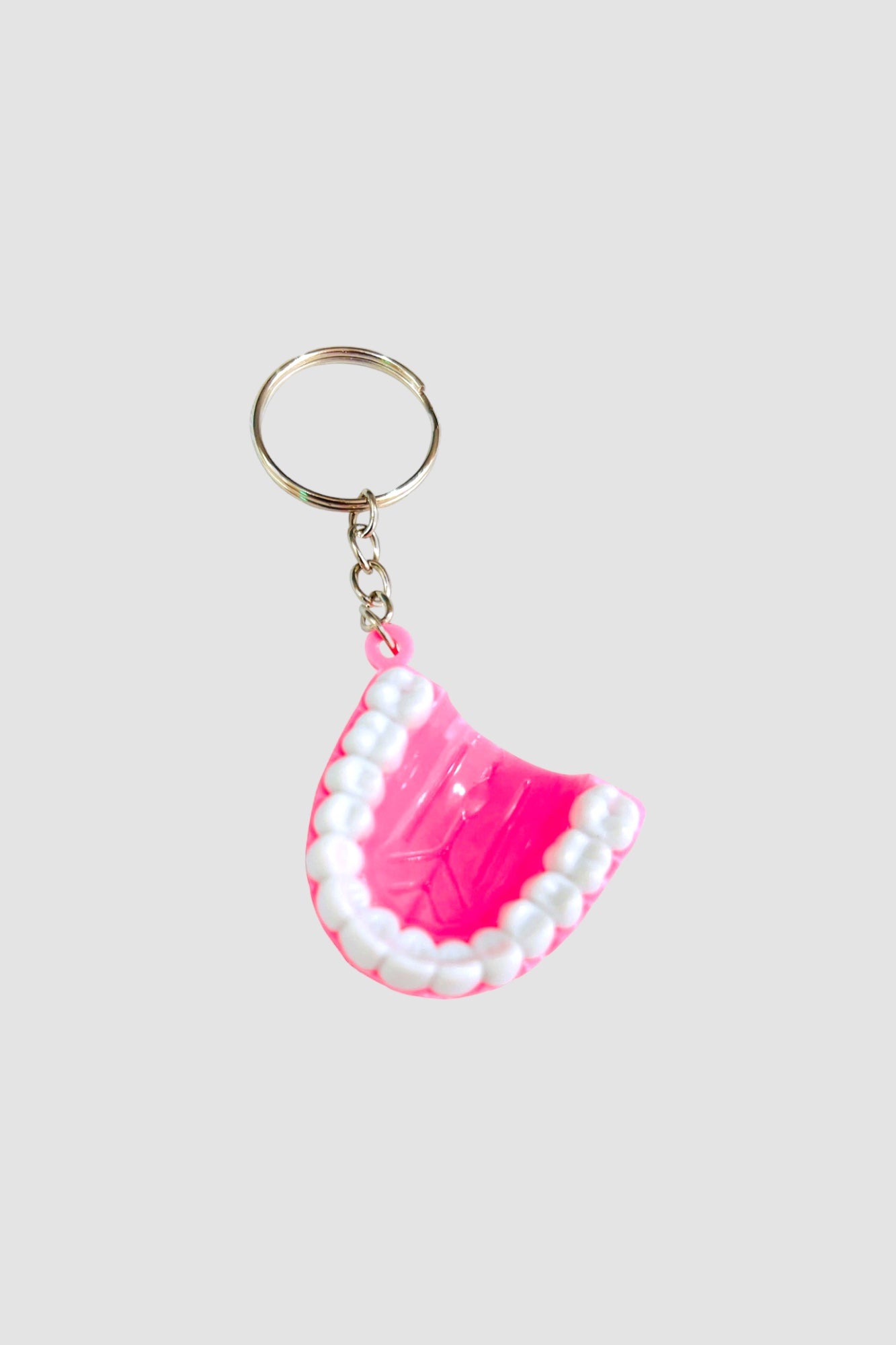 Small Pink Denture Key Ring