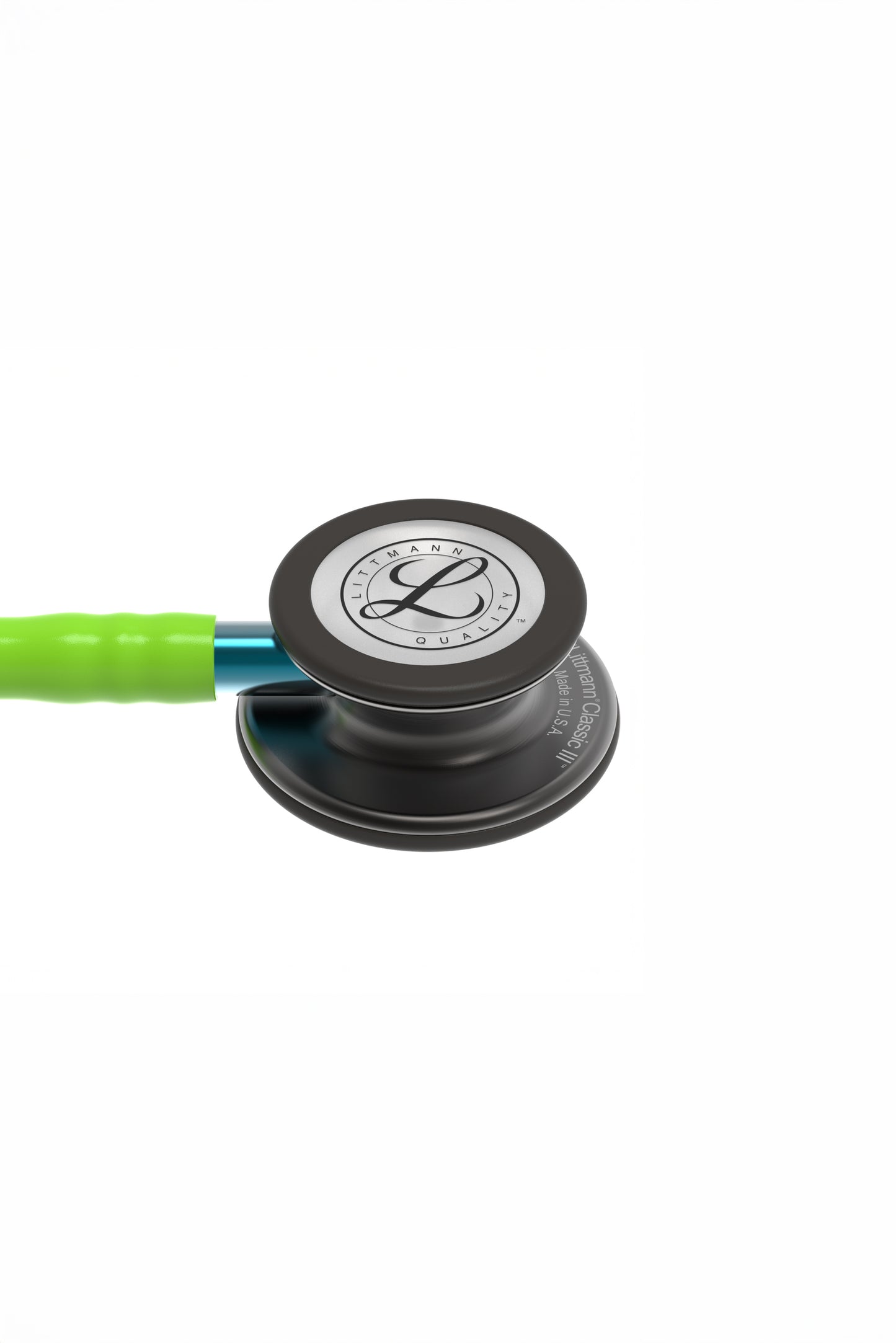 3M™ Littmann® Classic III™ Stethoscope, Smoke Lime Blue Tube, 27 inch, 5875