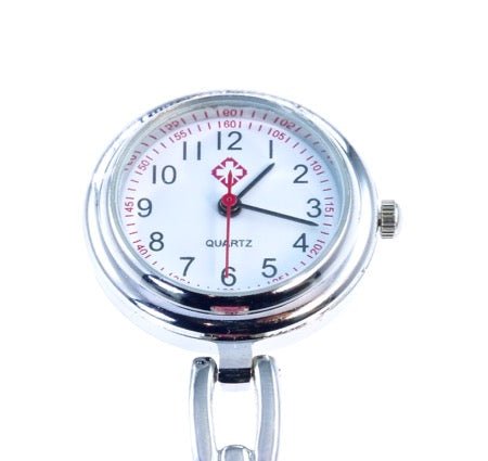 Nurse Smiley Fob Watch - Purple