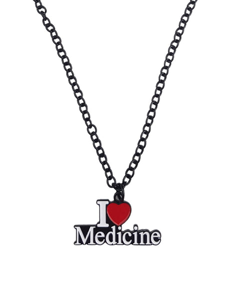 I Love Medicine Car Pendant