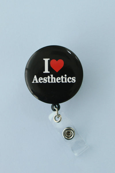 I Love Aesthetics ID Badge