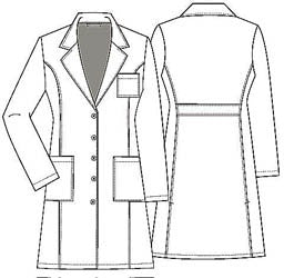 Women's 37" Consultation Labcoat 2411