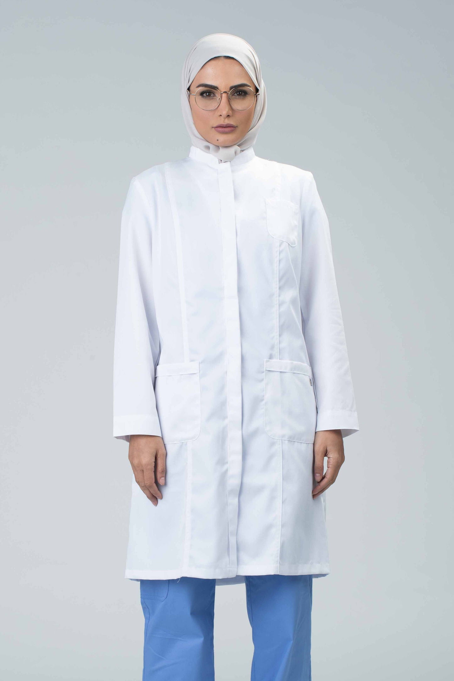 Linda Women's Semi Fitted Labcoat