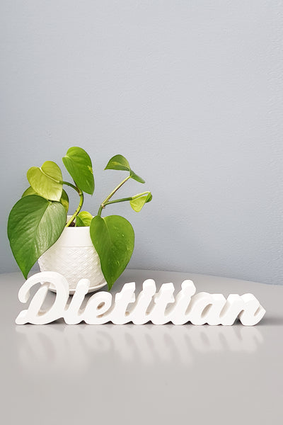 Dietitian - Medical Speciality Wooden Office Decoration