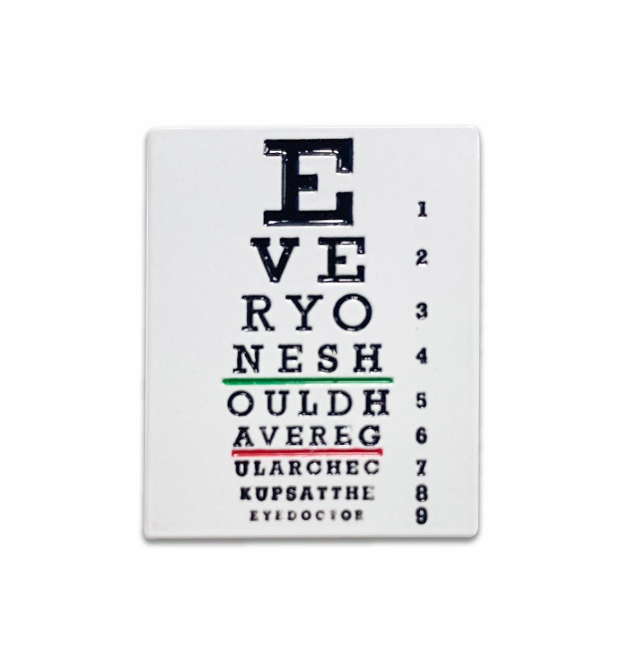 Eye Chart Pin