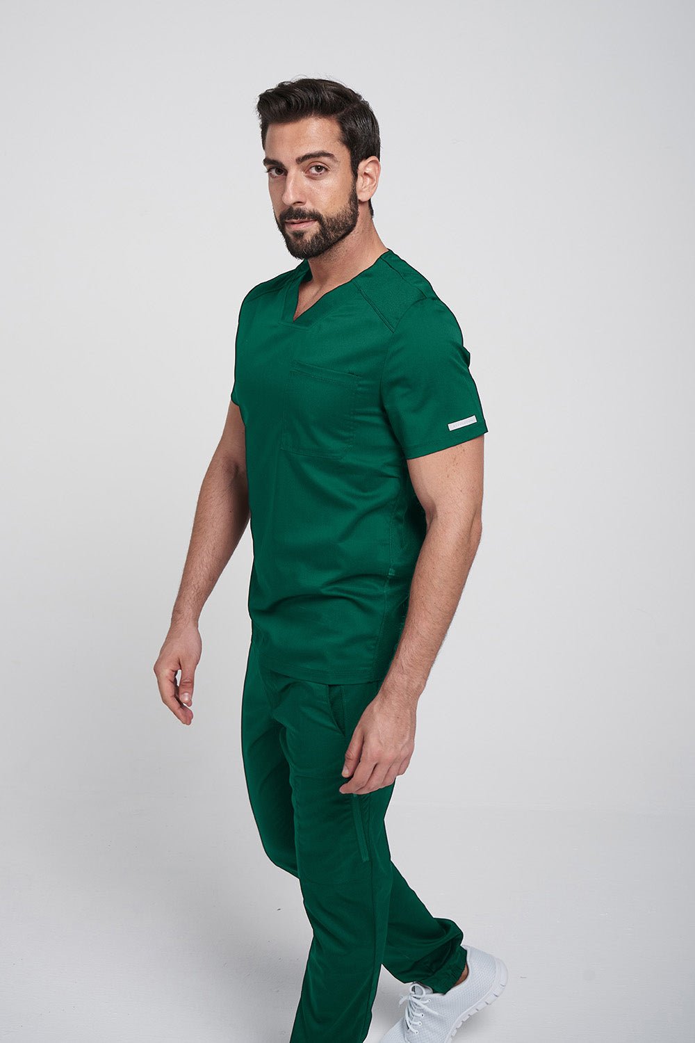 Men's V neck Top & Jogger Pant Scrub Set WW603-WW012