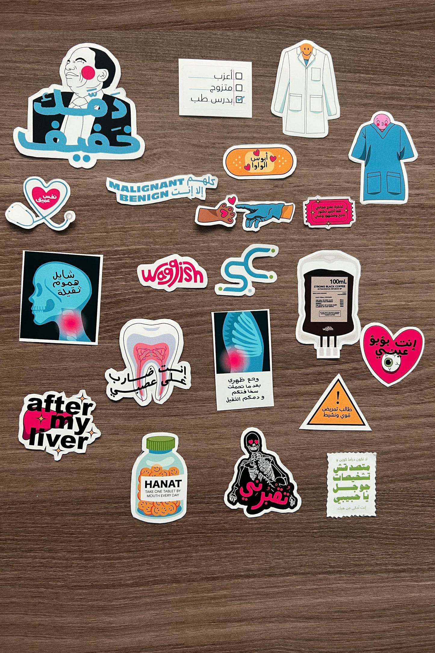 Scrubs and Clogs Sticker Pack