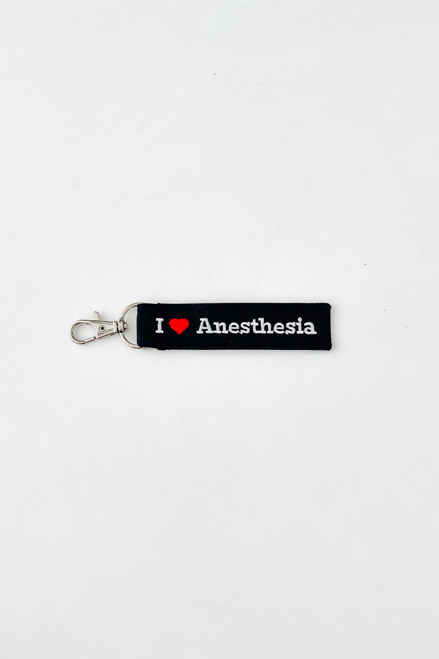 I Love Anesthesia Key Chain