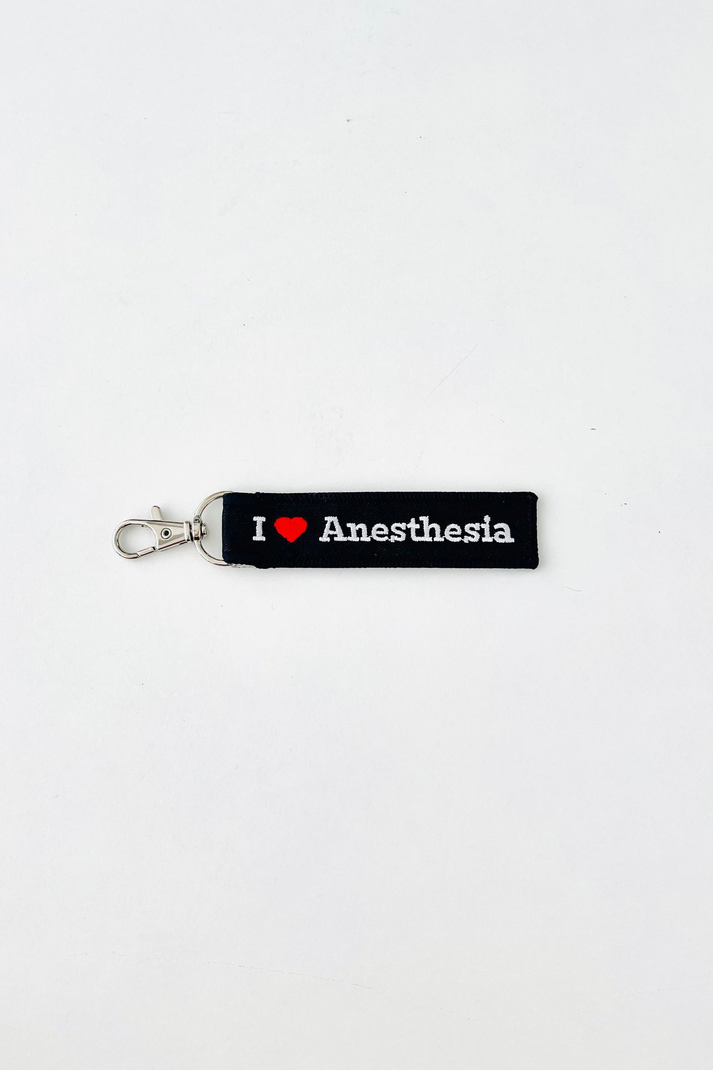 I Love Anesthesia Key Chain