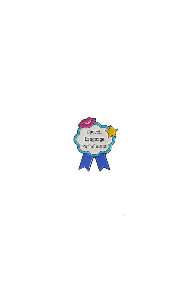 Speech Language Pathologist with Ribbon Pin