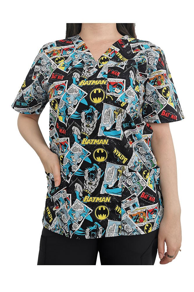 Batman Printed Scrub Top