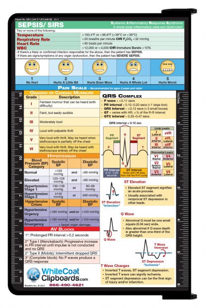 Folding Memo - WhiteCoat Clipboard® - Black - Nursing Edition