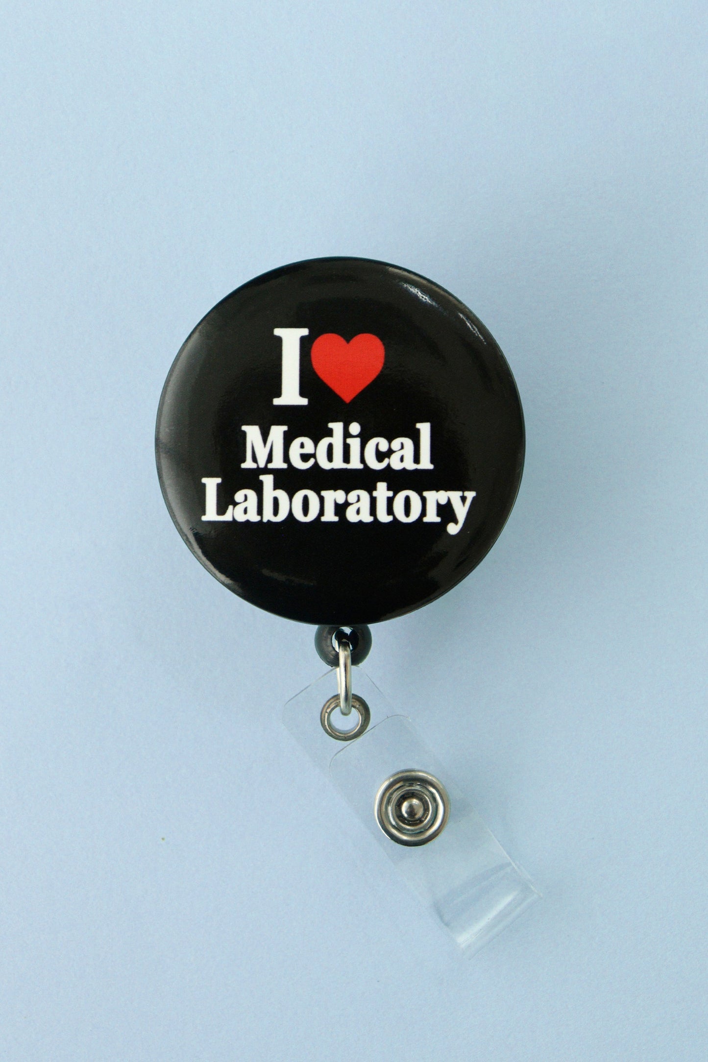 I Love Medical Laboratory ID Badge