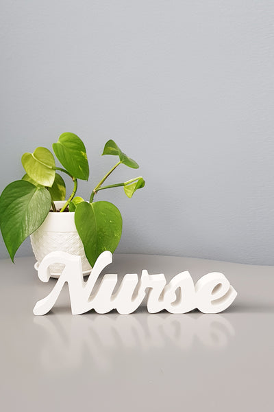 Nurse - Medical Speciality Wooden Office Decoration