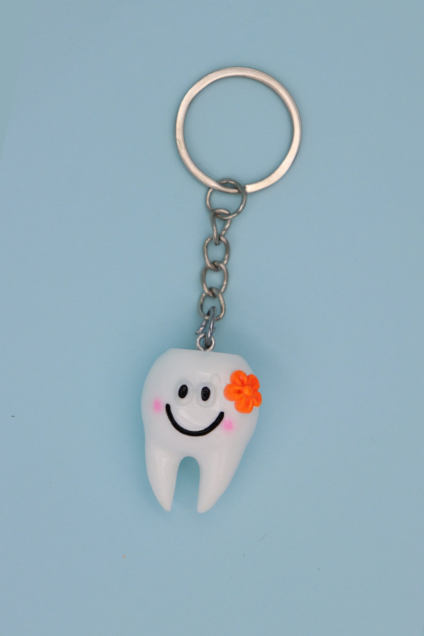 Flower Tooth Key ring