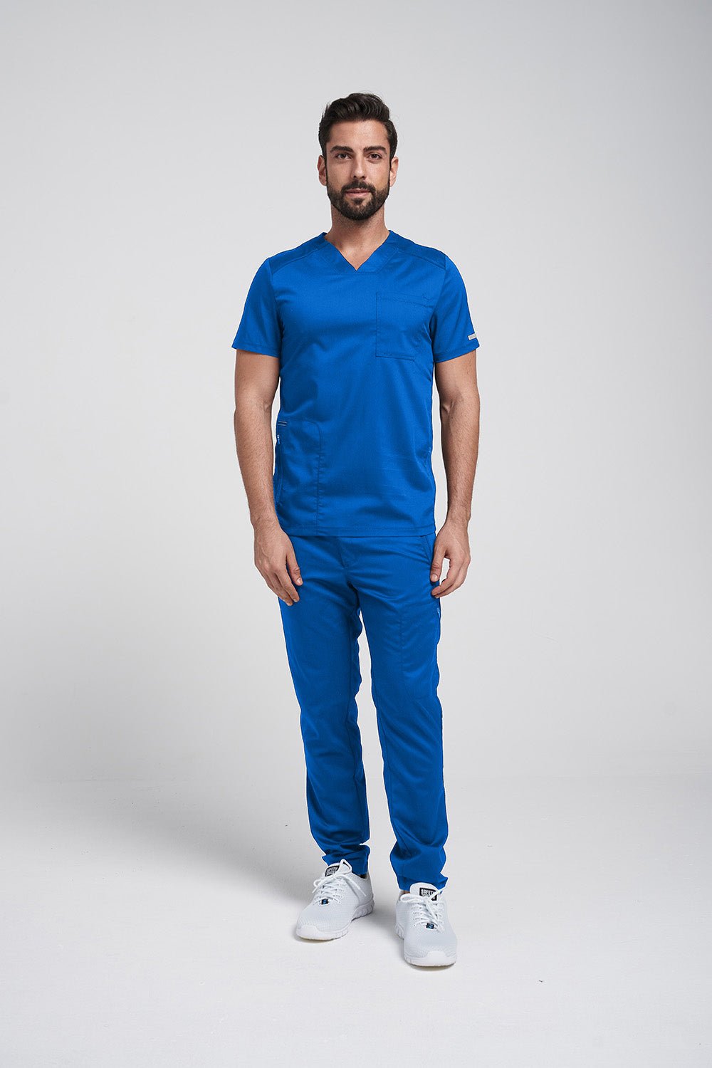 Men's V neck Top & Jogger Pant Scrub Set WW603-WW012