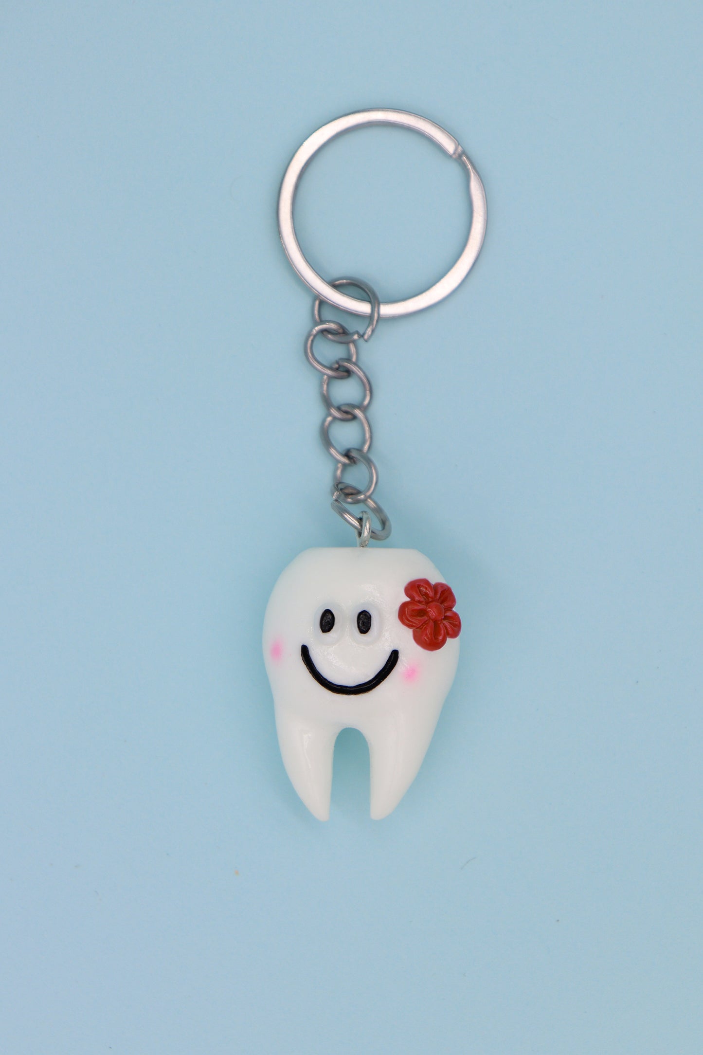 Flower Tooth Key ring