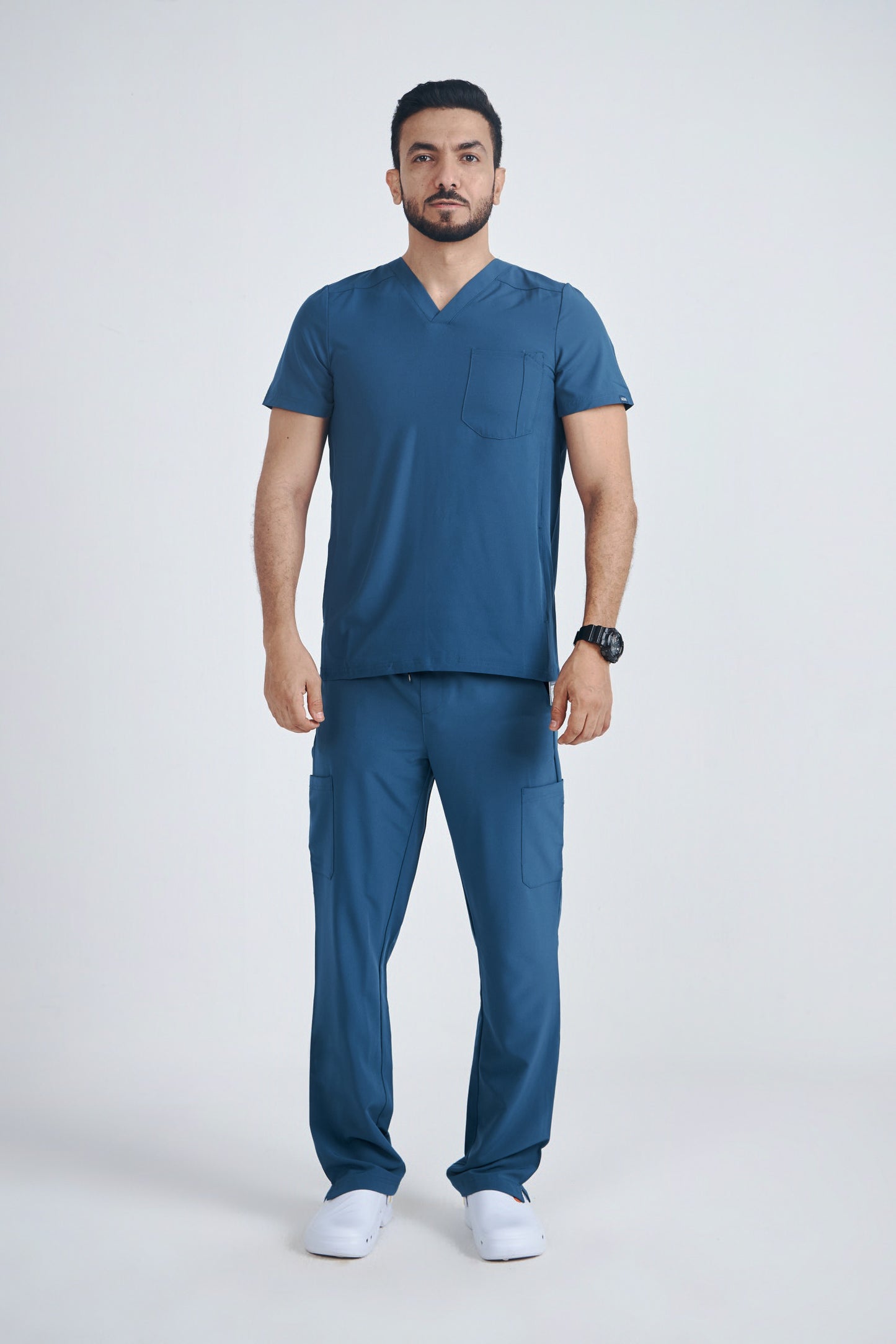 Men's Modern V-neck Addition Scrub Set A6010-A6106