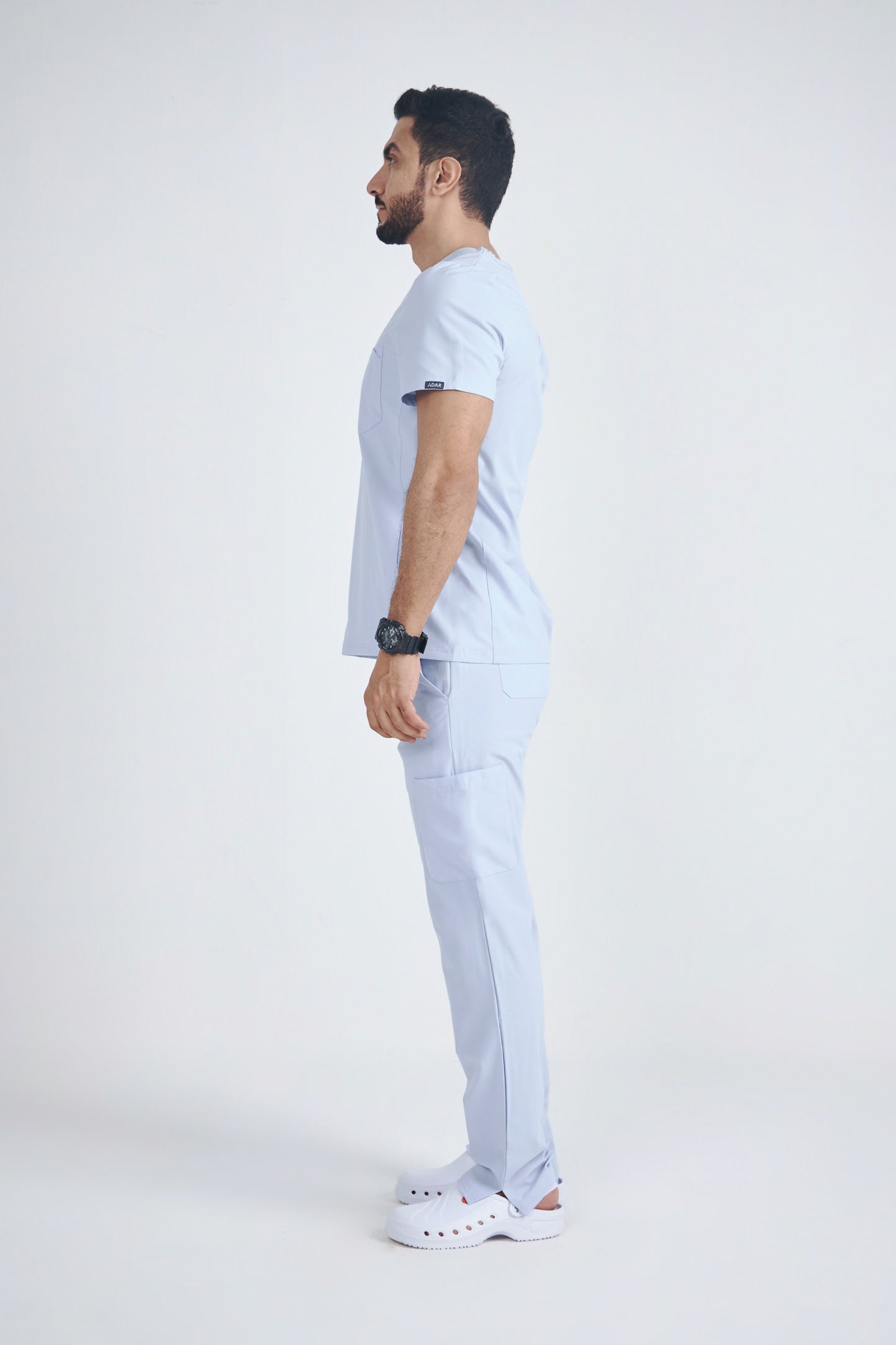 Men's Modern V-neck Addition Scrub Set A6010-A6106