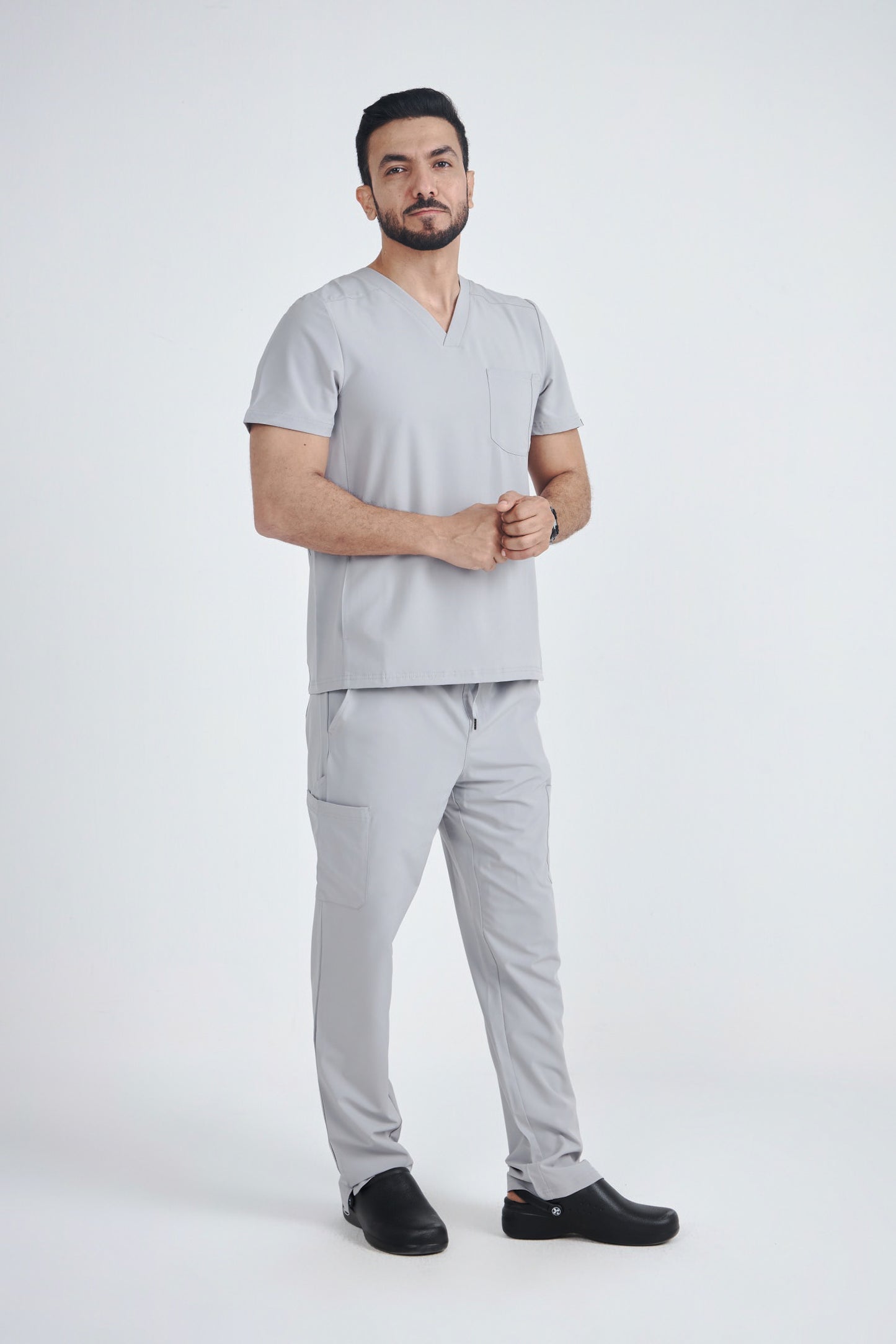 Men's Modern V-neck Addition Scrub Set A6010-A6106