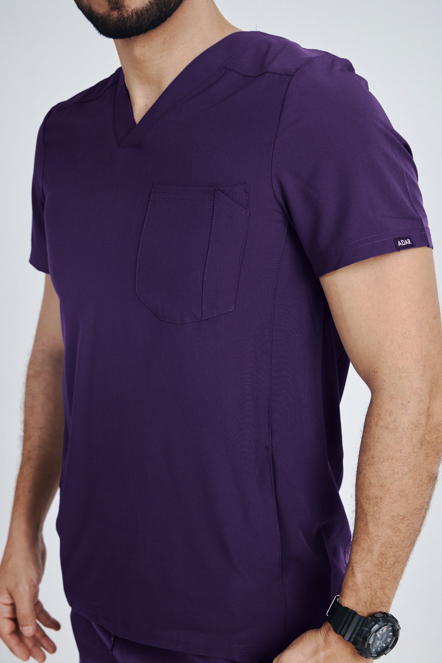 Men's Modern V-neck Addition Scrub Set A6010-A6106