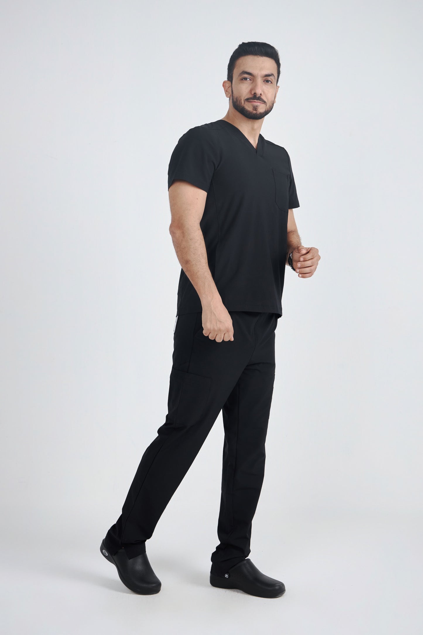 Men's Modern V-neck Addition Scrub Set A6010-A6106