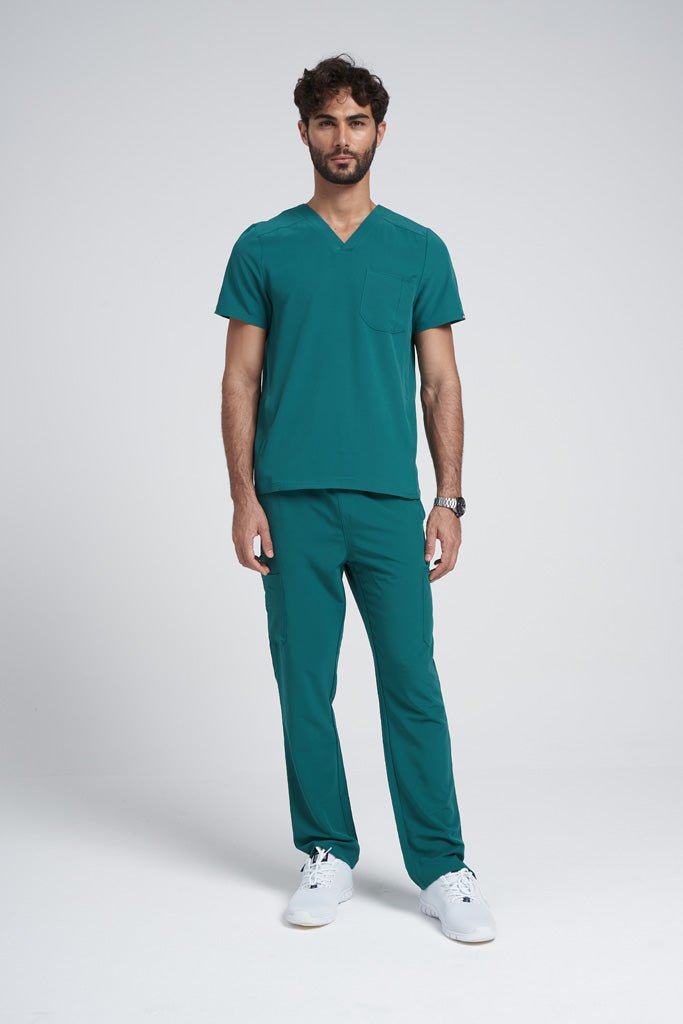 Men's Modern V-neck Addition Scrub Set A6010-A6106