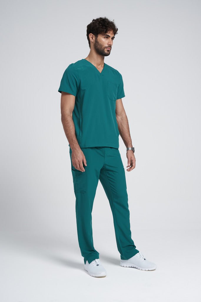 Men's Modern V-neck Addition Scrub Set A6010-A6106