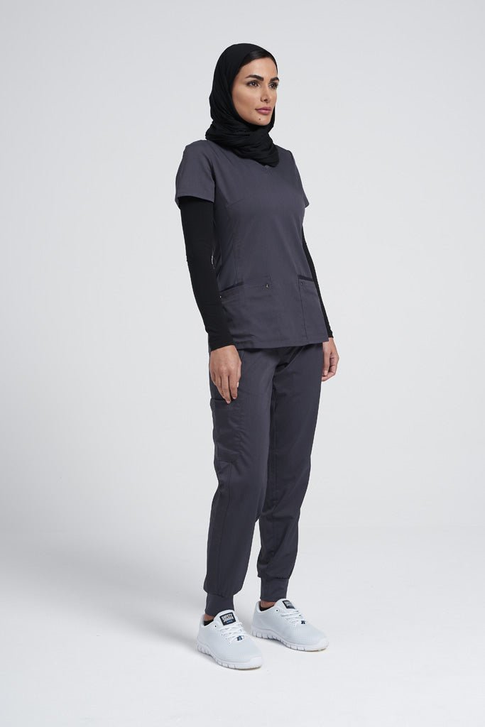 Juliet V Neck Top & Tara Jogger Pant Scrub Set