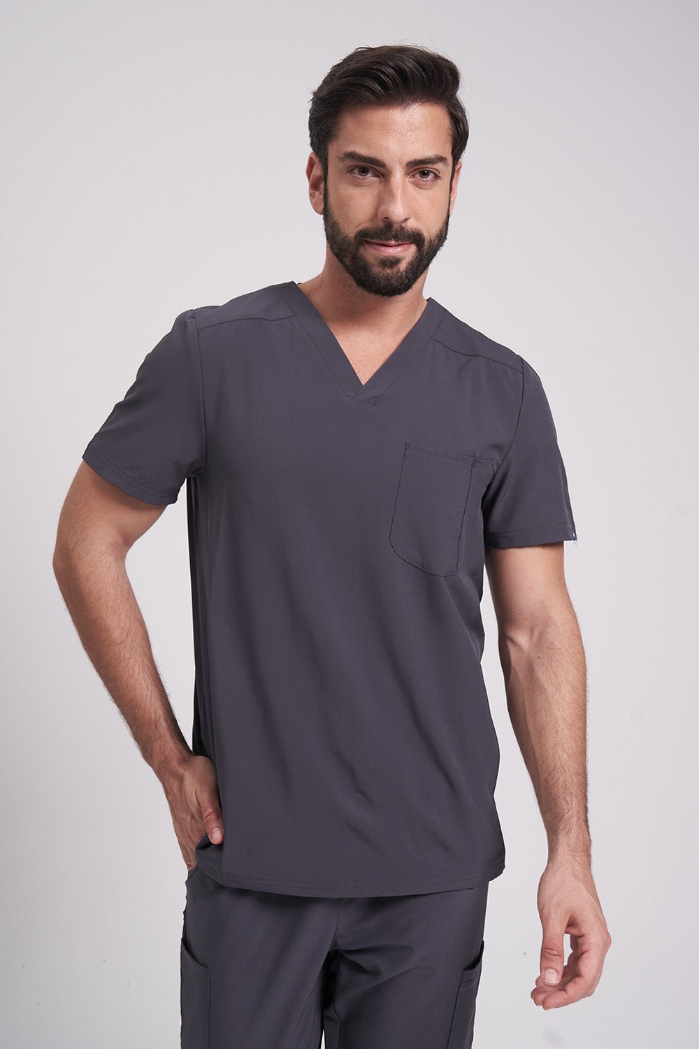 Men's Modern V-neck Addition Scrub Set A6010-A6106