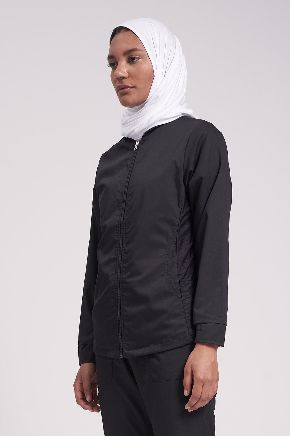 Active Sporty Mesh Panel Jacket 8708